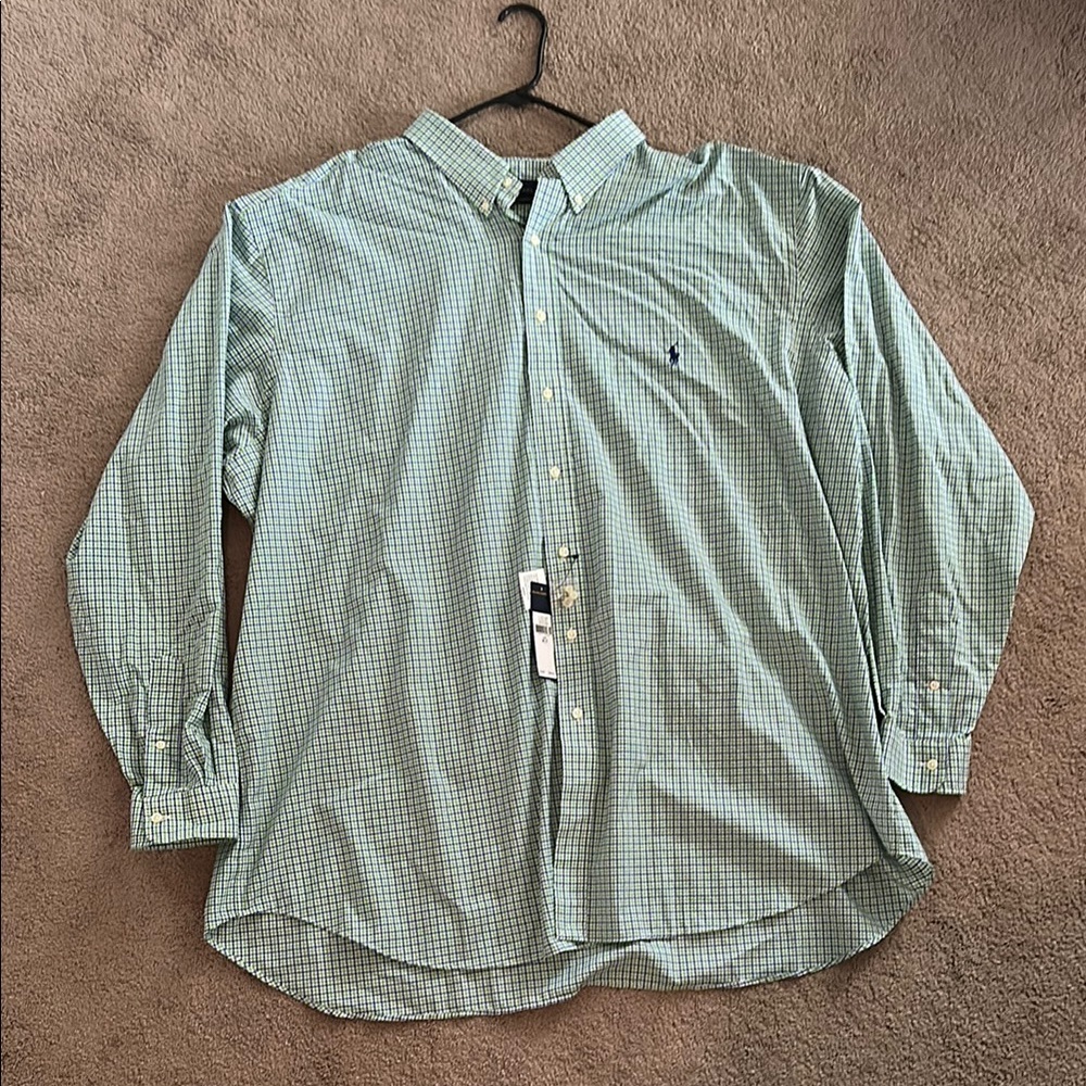 Men's Green Checkered Shirt